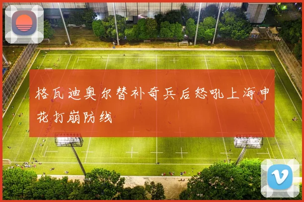 格瓦迪奥尔替补奇兵后怒吼上海申花打崩防线